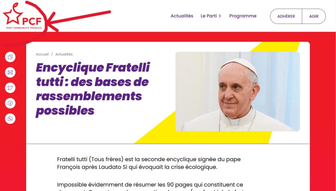 pape françois communiste